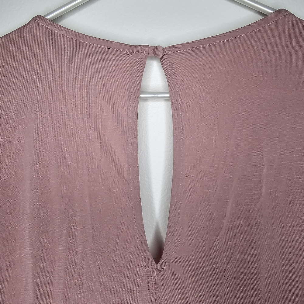 Lulus Striking Looks Blush Pink Long Sleeve Bodysuit Sz L - Picture 8 of 13